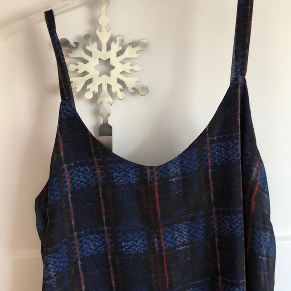 Bobeau plaid mini dress - Picture 3 of 4